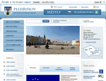 Tablet Screenshot of mestopelhrimov.cz.webhouse.cz